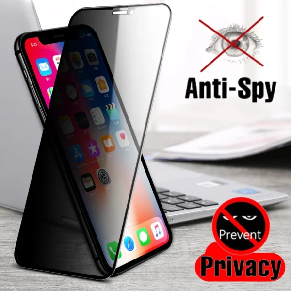 Privacy tempered glass